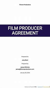 Image result for Film Production Contract Template