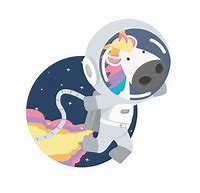 Image result for Astronaut Unicorn Clip Art