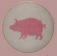 Image result for Pig Cross Stitch