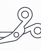 Image result for Black and White Image of a Bandage Scissors