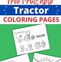 Image result for Cute Tractor Coloring Pages
