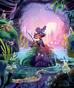 Create the Perfect Home for Your Magical Creatures in Procreate in 2022 | Illustration art, Art inspiration, Illustration