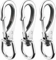 Image result for Metal Snap Hook Belt Loop Suspender Clips