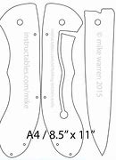Image result for Carving Knife Template