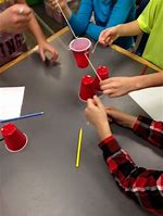 Image result for Cup Stacking with Rubber Band and String