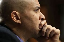 Image result for Frightened Cory Booker