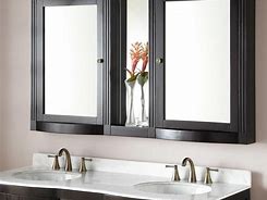Image result for Bathroom Cabinet with Mirror
