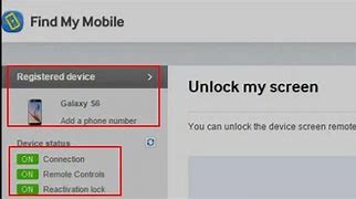 Image result for Samsung Find My Mobile Unlock