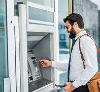 Image result for Person Using ATM Machine