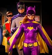 Image result for Adam West Batman Robin Batgirl