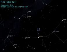 Image result for M31 Star Chart