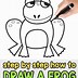 Image result for How to Draw a Frog Easy Drawings