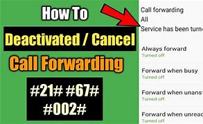 Image result for Cancel Call Forwarding