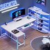 Image result for Gaming Desk with Keyboard Tray