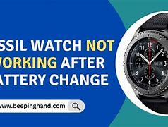 Image result for Fossil Watch Battery Replacement