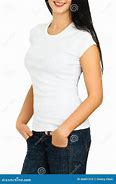 Image result for Woman Blank T-Shirt