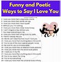 Image result for Whys to Say Ily