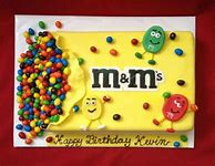 Image result for Green M&M Birthday Cake