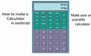 Image result for How to Create Calculator in JavaScript