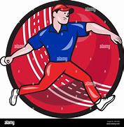 Image result for cricket player bowling clip art