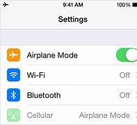 Image result for iPad Settings Wi-Fi Bluetooth Flight