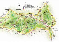 Image result for Brecon Beacons Waterfalls Map