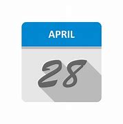 Image result for April 28 Calendar