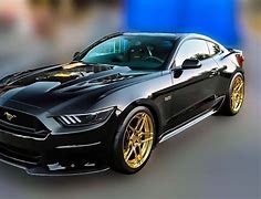 Image result for Black Mustang Car