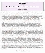 Image result for Dress Code Essay