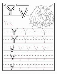 Image result for Alphabet Tracing Worksheets Letter Y