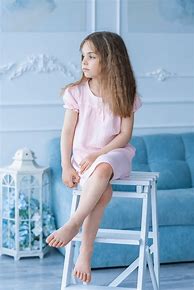 Image result for Barefoot Little Girl Nightgown