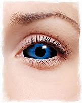 Image result for Glow in the Dark Blue Contact Lenses