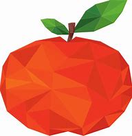 Image result for Low Poly Apple PNG