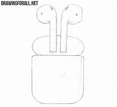 Image result for Drawing of Air Pods