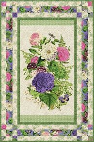 Image result for Floral Panel Quilts