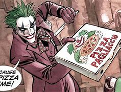 Image result for Joker and Batman Pizza