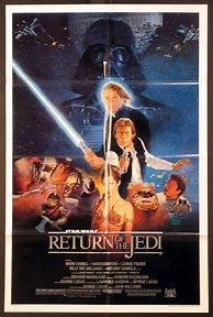 Image result for Star Wars Revenge of the Jedi Poster