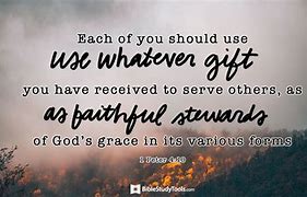 Image result for 1 Peter 4:10