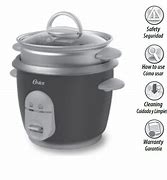 Image result for Oster Rice Cooker Directions