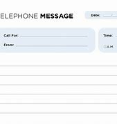 Image result for Medical Phone Message Template