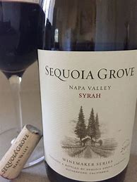 Bildergebnis für Sequoia Grove Syrah Winemaker Series