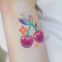Image result for Cherry Heart Tattoo