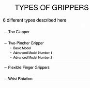 Image result for EGT Types Gripper