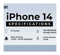 Image result for iPhone 14 Specifications
