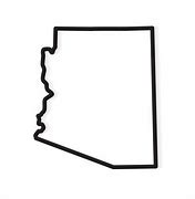 Image result for Arizona Map Silouhette