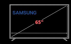 Image result for What Are the Dimensions of a 65 Inch TV