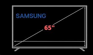 Image result for 65 TV Actual Size