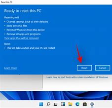 Image result for Reset PC Windows 11