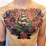 Image result for Gothic Victorian Chest Tattoos