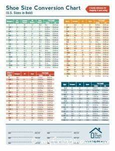 Shoe Size Conversion Chart